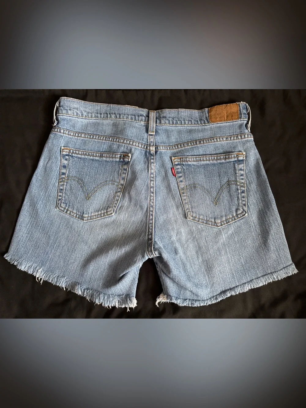 Levi's Light Blue Denim Cutoff Shorts
